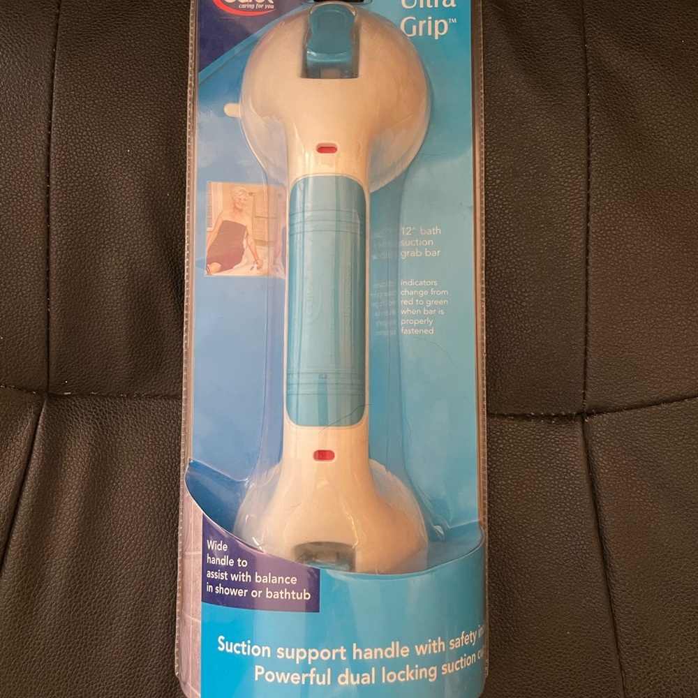 Carex Ultra Grip 12in Bath Suction Grab Bar